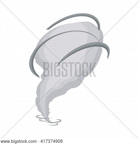 Vector Design Of Tornado And Wind Icon. Web Element Of Tornado And Air Vector Icon For Stock.