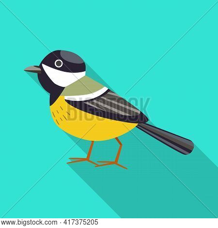 Vector Design Of Bird And Tit Icon. Collection Of Bird And Titmouse Stock Symbol For Web.