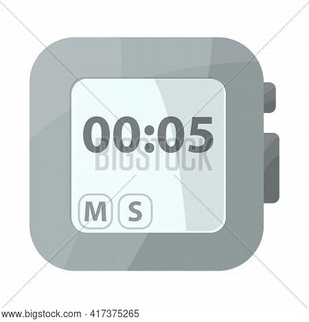 Isolated Object Of Stopwatch And Clock Icon. Web Element Of Stopwatch And Tool Vector Icon For Stock