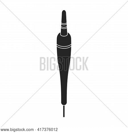 Fishing Float Vector Black Icon. Vector Illustration Fishing Float On White Background. Isolated Bla