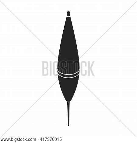 Fishing Float Vector Black Icon. Vector Illustration Fishing Float On White Background. Isolated Bla