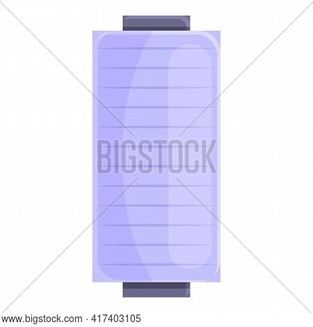 Violet Bobine Thread Icon. Cartoon Of Violet Bobine Thread Vector Icon For Web Design Isolated On Wh