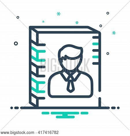 Mix Icon For Authorship Blogging Binder Author Stationary