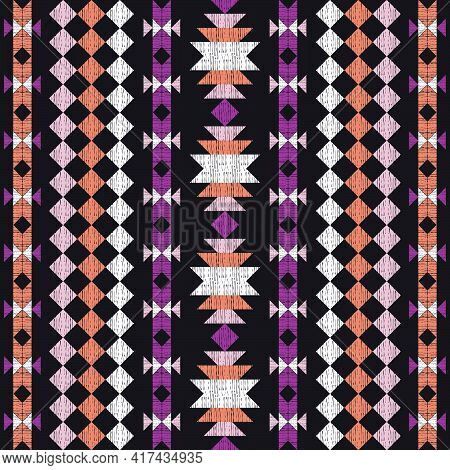 Mexican Plaid. Seamless Pattern.