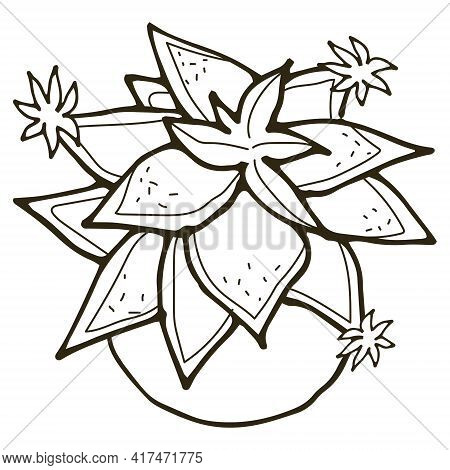 Vector Illustration Template For A Postcard, Business Card, Or Advertising Banner. Stock Illustratio