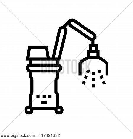 Photodynamic Therapy Line Icon Vector. Photodynamic Therapy Sign. Isolated Contour Symbol Black Illu