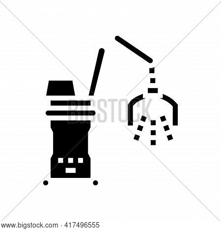 Photodynamic Therapy Glyph Icon Vector. Photodynamic Therapy Sign. Isolated Contour Symbol Black Ill
