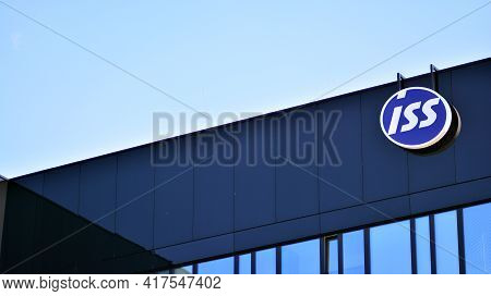 Warsaw, Poland. 19 April 2021. Sign Iss. Company Signboard Iss.