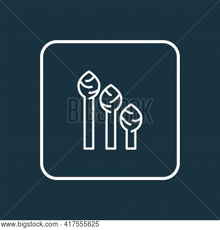 Asparagus Icon Line Symbol. Premium Quality Isolated Sparrowgrass Element In Trendy Style.