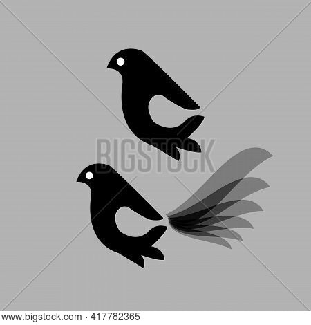 Bird Icon Isolated On White Background From Spring Collection. Bird Icon Trendy And Modern Bird Symb