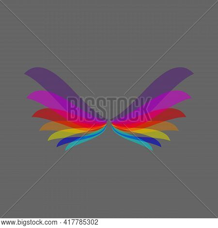 Shield Wing Logo Blackk And Gold, Wing Logo Luxury Wings Vector, Wings Logo Vector, Wings Icon, Wing