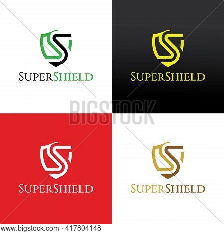 Super Shield Logo Design Template. Vector Illustration
