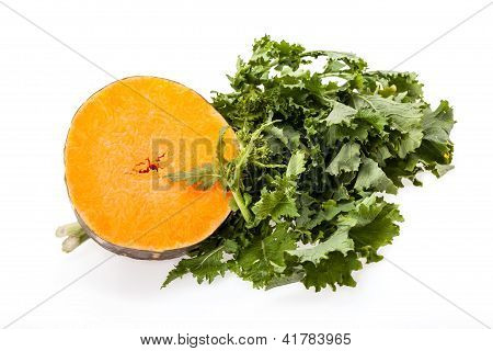 Fetta di Buttercup Squash e Broccoli Rabe