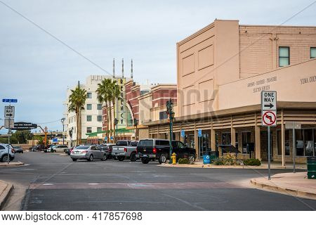 Yuma, Az, Usa - December 22, 2019: A Well Known City As The Sunniest Place On Earth