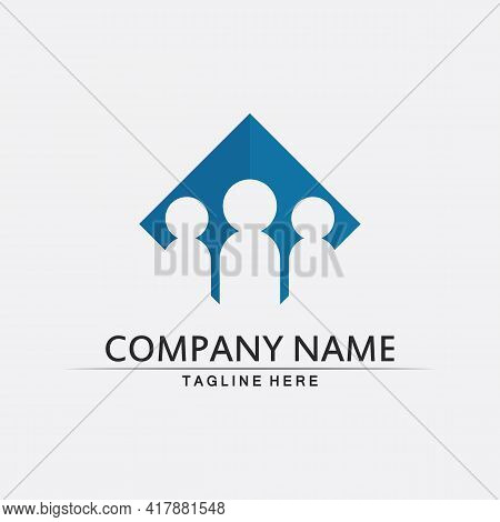 Community Logo People Work Team And Business Vector Logo And Design Group Family
