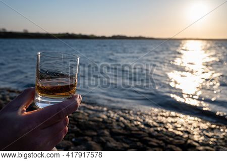 Drinking Single Malt Scotch Whisky At Sunset With Sea, Ocean Or River View, Private Whisky Tours In