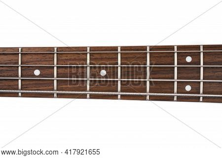 Metallic Volume Treble Guitar Bass Knobs. Electric Guitar. Red Electric Bass Guitar Close-up. Musica