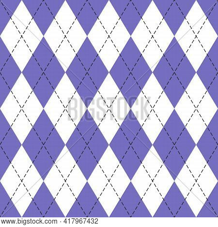 Easter Argyle Plaid. Pattern Scottish Cage