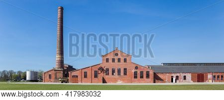 Panorama Of The Historic Factory De Toekomst In Scheemda, Netherlands