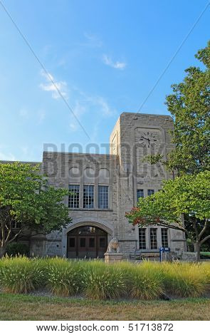 Atherton Union Building On The Butler University Campus Vertical