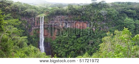 Chamarel waterfalls in Mauritius