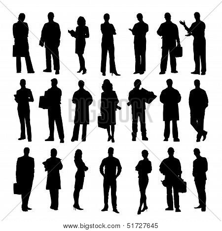 Business people.