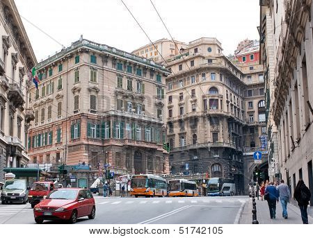 The Centre Of Genoa