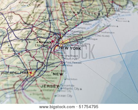 Map of New York