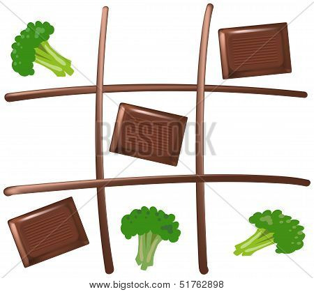 Tic Tac Toe Chocolate