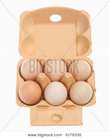 sechs Eier