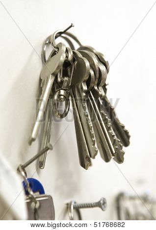 Large group of keys in a ring