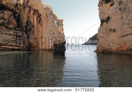 Stiniva Bay In Vis Island