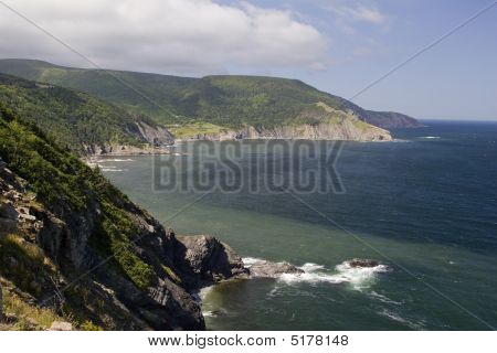 Cape Breton øen kyst