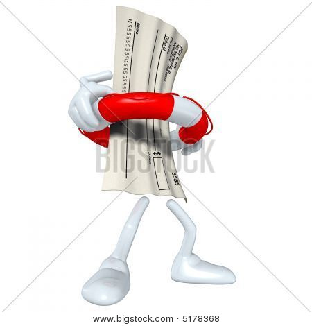 Blank Check In salvagente