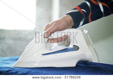 Woman Ironing