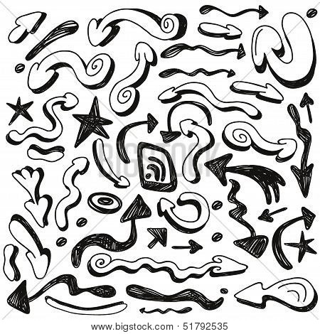 Arrows doodles