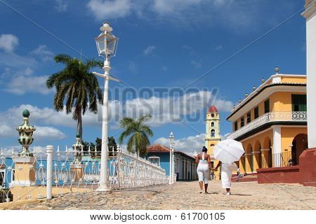 Plaza major in Trinidad