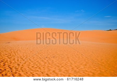 Red Sand Dune In Mui Ne, Vietnam