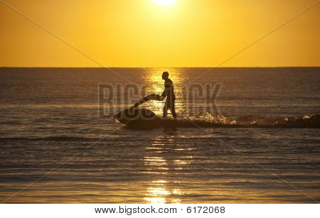 Esquiador de Jet