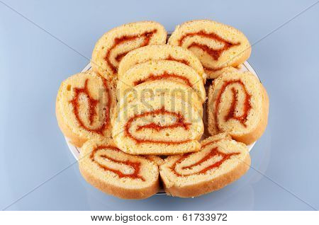 Roll cake dessert