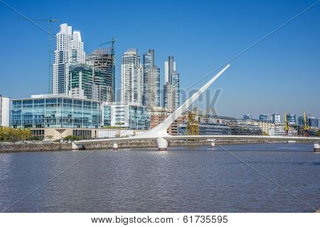 Puerto Madero District In Buenos Aires, Argentina.