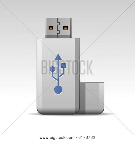 USB-Flash-driveren ikon