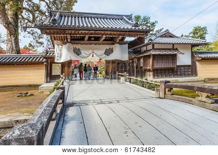 Main Entranc of Kinkakuji Temple in Kyoto