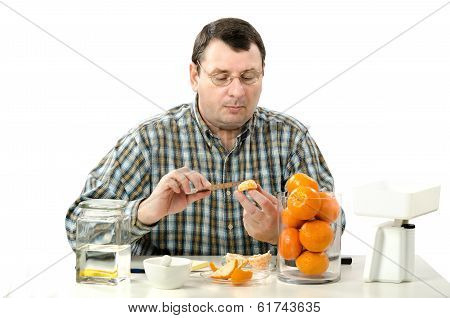 Phytocontrol Expert Measuring Mandarine Slice