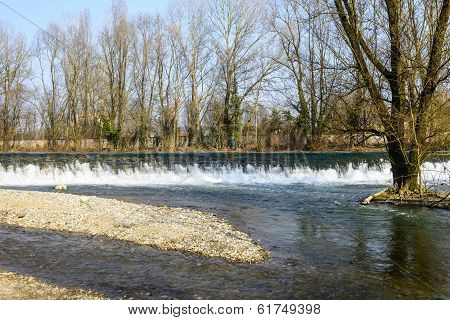 Lambro River In The Monza Park