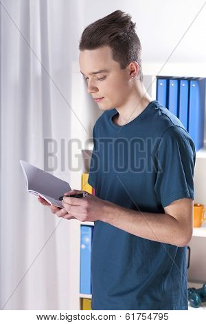 Student Doing Homework