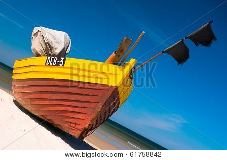 wooden fishing boat