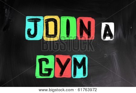 Join A Gym Concept