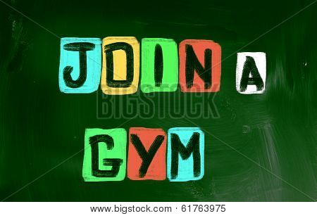 Join A Gym Concept