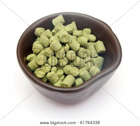pellets of hops
